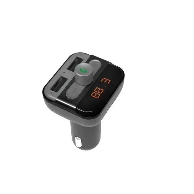 Porodo Wireless Hands-Free Car Kit With Built-In FM Transmitter 3.4AMP (FMBT17) (15W) - GulfStore.com