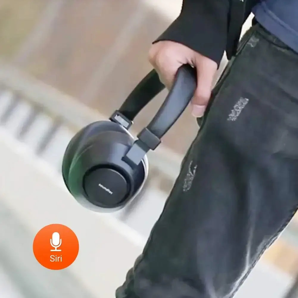 Porodo Soundtec Deepsound Wireless Headphone PD-X1008WLH-BK – Black - GulfStore.com