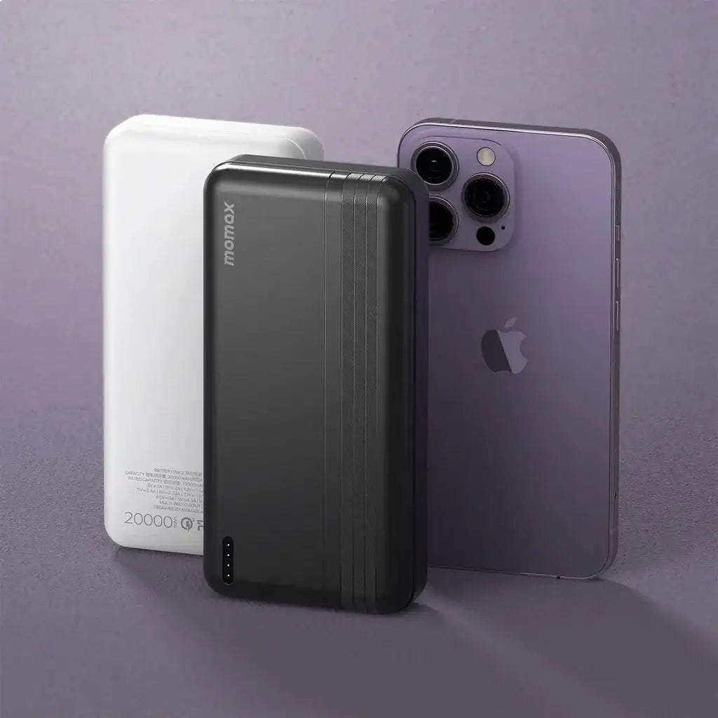 Momax iPower PD 2 20000mAh external battery pack - Black - GulfStore.com