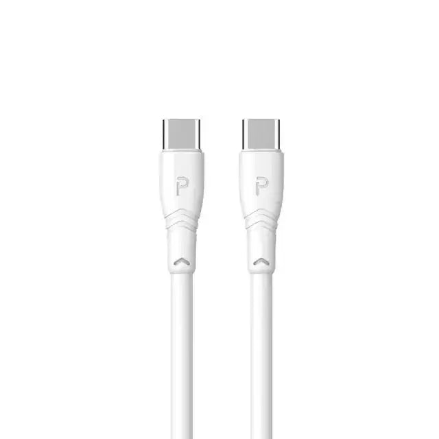 Pawa USB-C To USB-C Cable 1.2M PW-12PVCCTOC-WH - White - GulfStore.com