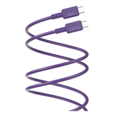 PW-12B100CC-PR | كابل باوا إيل-كارو المجدل الممتاز USB-C إلى USB-C بقوة 100 واط وطول 1.2 متر | أرجواني