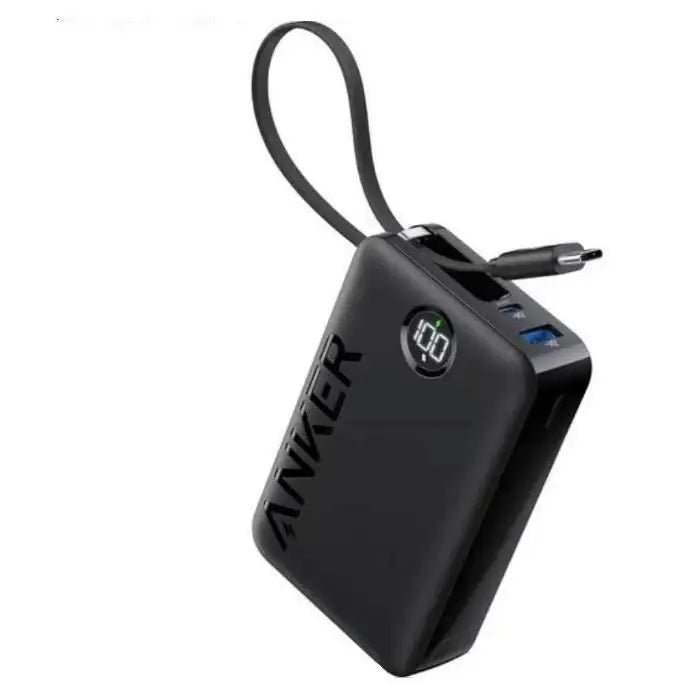 Anker 335 Power Bank (20K 22.5W PD, Built-In USB-C Cable) -Black A1647H11 - GulfStore.com