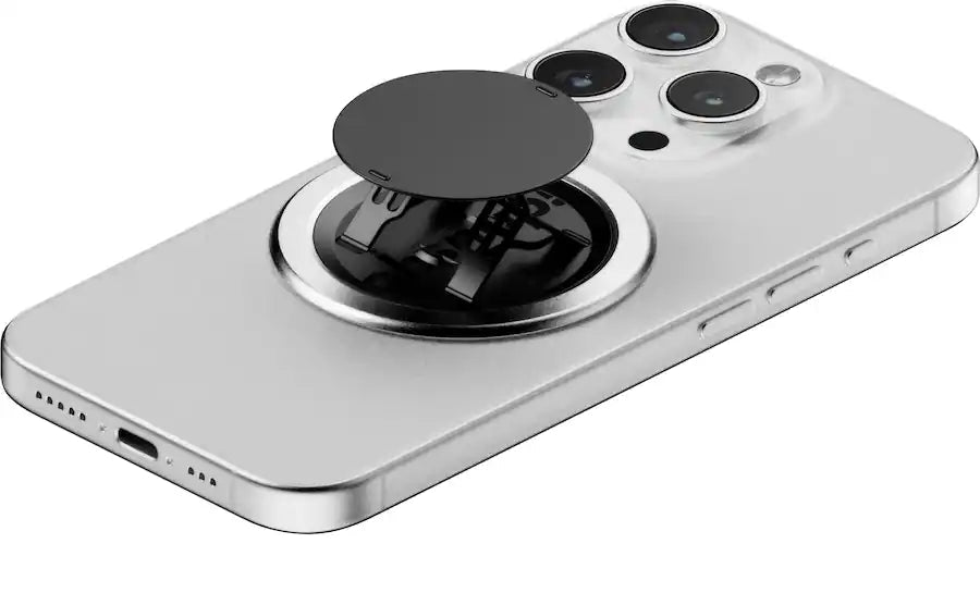 OhSnap! | PH-S4L-SLV-001 | Ohsnap Grip Snap Lux 5 | Silver Fox - GulfStore.com