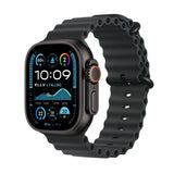 Apple Watch Ultra 2 Black Titanium Case with Black Ocean Band - GulfStore.com