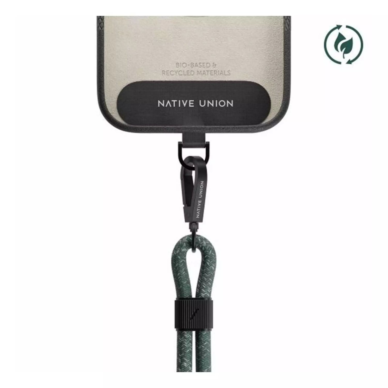 Native Union | SLING-WRI-GRN-RP2 | Native Union Wrist Sling City Grip | Slate Green
