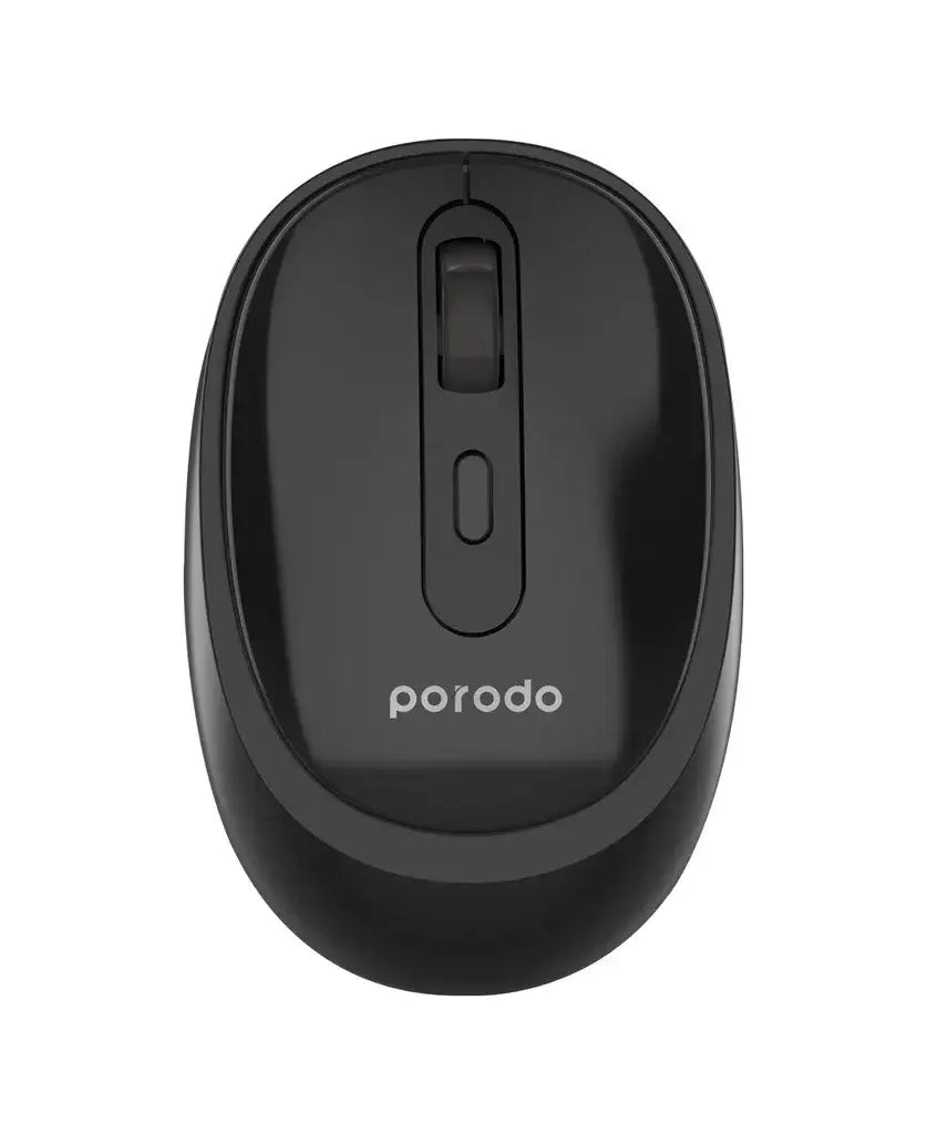 Porodo Wireless 2.4G + BT Keyboard with Mouse - Black - GulfStore.com