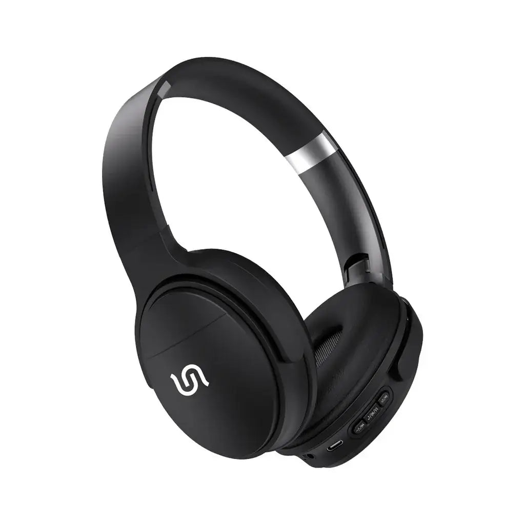 Porodo - Soundtec By Porodo Limited Wireless Headphone Super Rich Bass Headphone Black PD-STWLEP018-BK - GulfStore.com