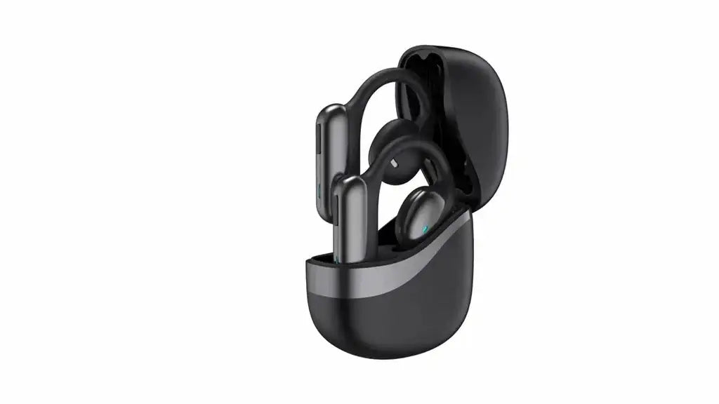 Porodo Soundtec Lune Air Conduction TWS Black PD-STWLEP021-BK - GulfStore.com