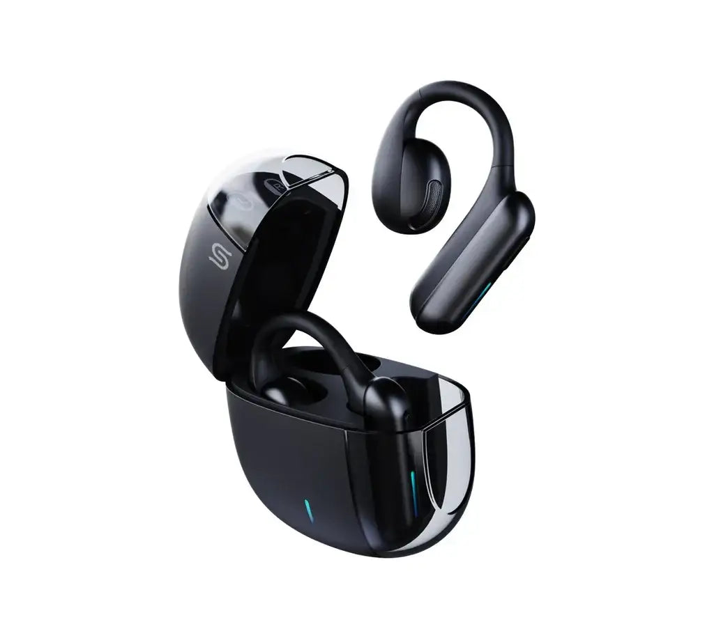 Porodo Soundtec Lune Air Conduction TWS Black PD-STWLEP021-BK - GulfStore.com