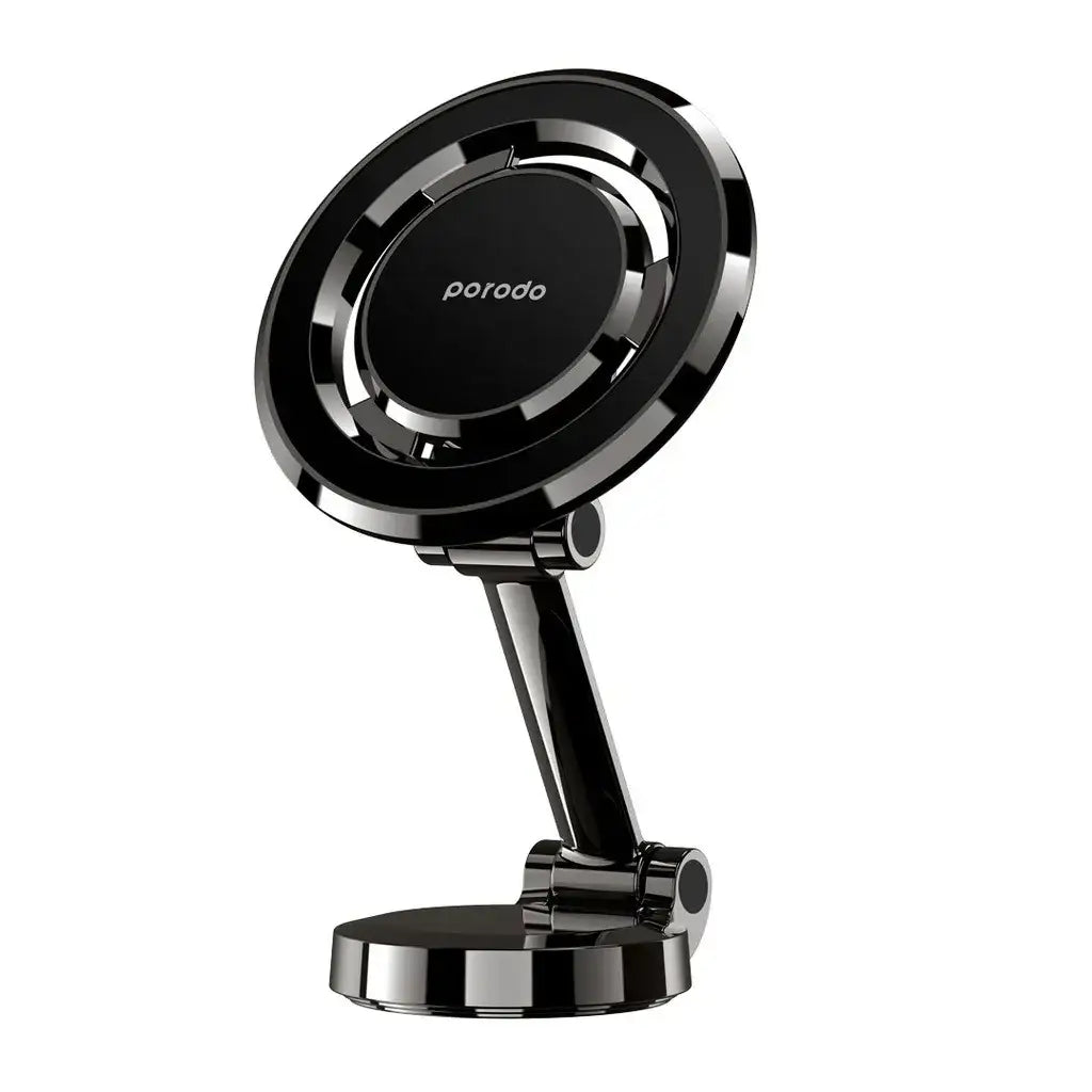 Porodo Universal Magnetic Car Mount with Double Folding and Double Rotation - Black - GulfStore.com