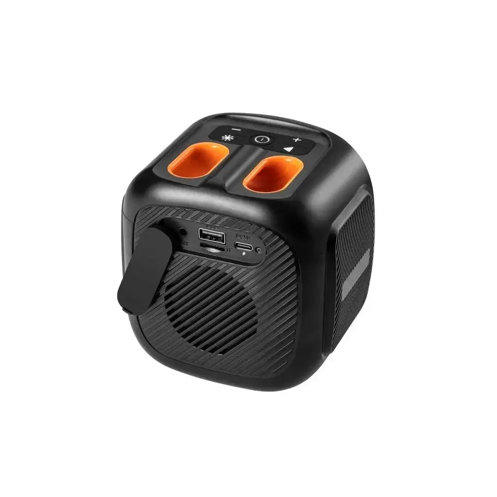 Porodo Soundtec Flash RGB Portable Bluetooth Speaker 16W - Black - GulfStore.com