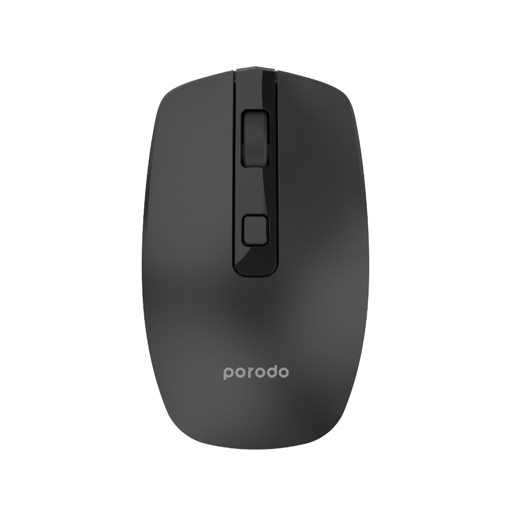 Porodo 1600 DPI Wireless Mouse Dual Mode Black
