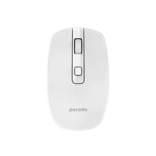 Porodo 1600 DPI Wireless Mouse Dual Mode White