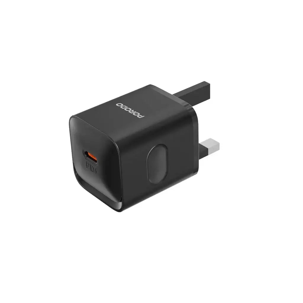 Porodo USB-C Power Delivery Wall Charger (PD-FWCH023-BK) - GulfStore.com