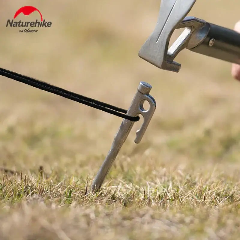 Naturehike Large stainless steel tent peg 20CM - Silver - GulfStore.com