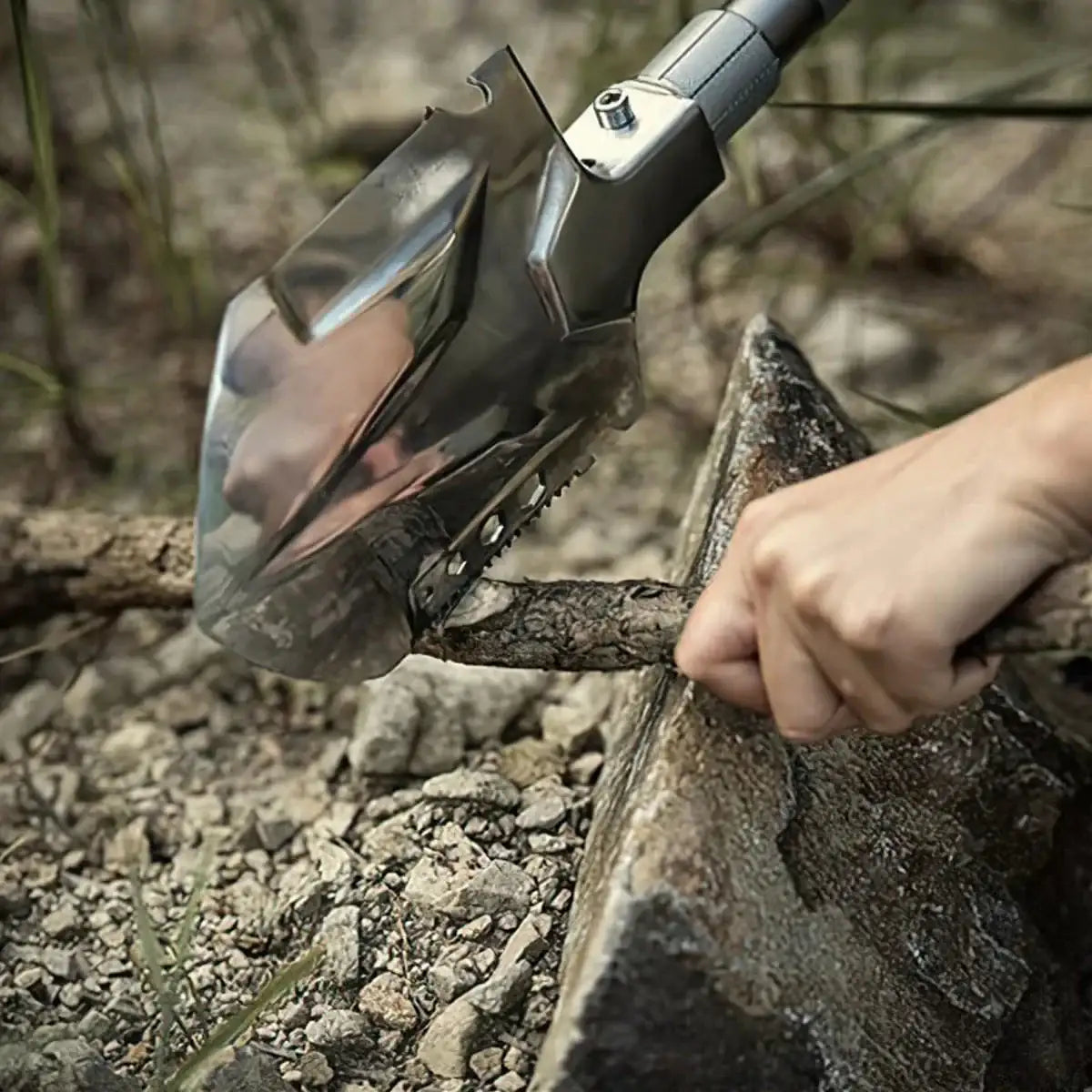 Naturehike Multifunctional outdoor Shovel - Silver - GulfStore.com