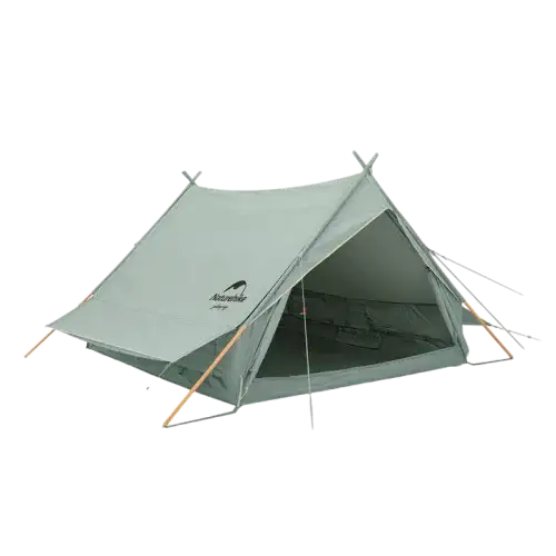 Naturehike Extend 4.8 Cotton Eaves Tower Tent - Green - GulfStore.com