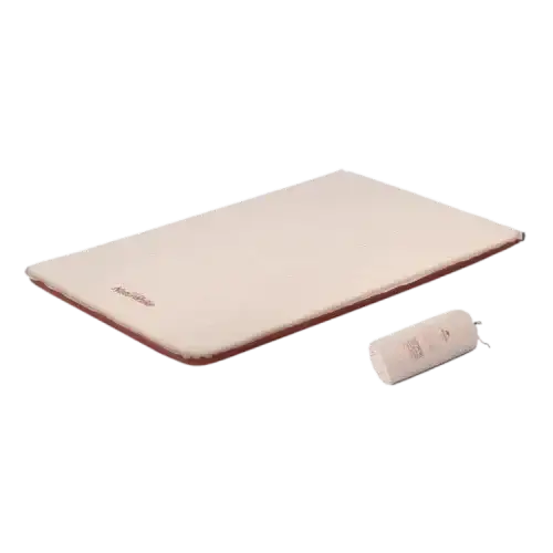 Naturehike Elastic cloth self inflatable sleeping pad Double - Almond Yellow - GulfStore.com