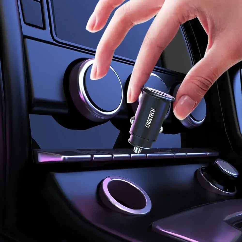 Choetech Super Mini PD 3.0, 30 W Fast Car Charger TC0006 - GulfStore.com