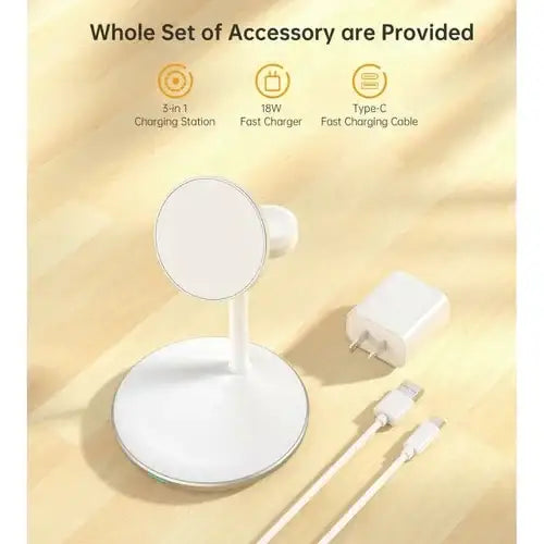 Choetech 3 in 1 Magnetic Wireless Charger Station T585-F - GulfStore.com