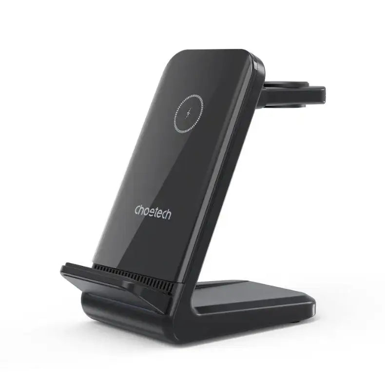 Choetech 3in1 wireless charging with removable iwatch charger holder (Compatible with both Apple and Samsung) black - GulfStore.com