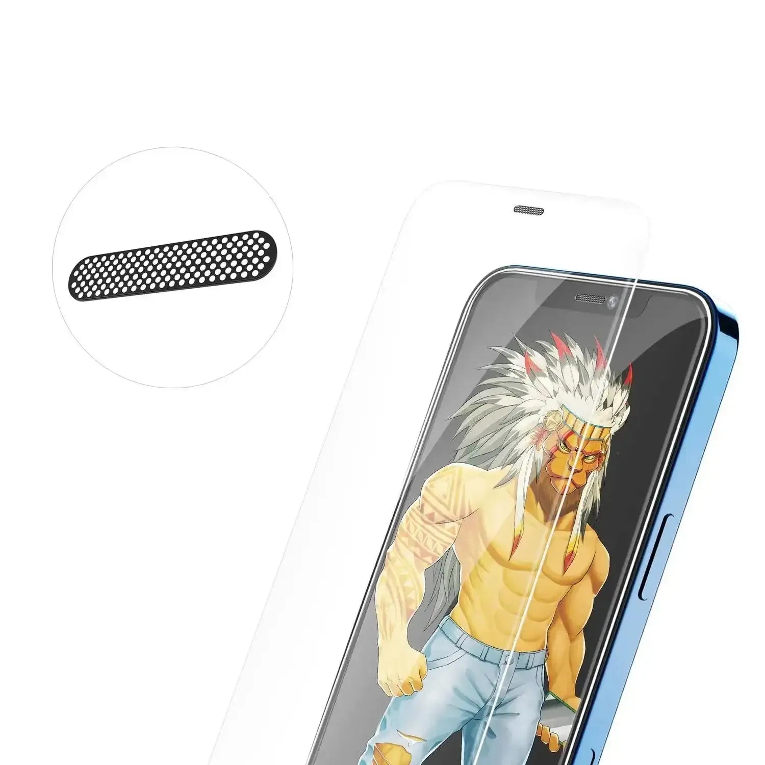 Green 3D Desert Glass Screen Protector 12 Pro Max - Clear - GulfStore.com