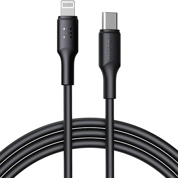 17927 | C2363 | Voltme Power Link Rugg Fast Charge Cable USB-C To Lighting 3A 30W | Rainbow Black