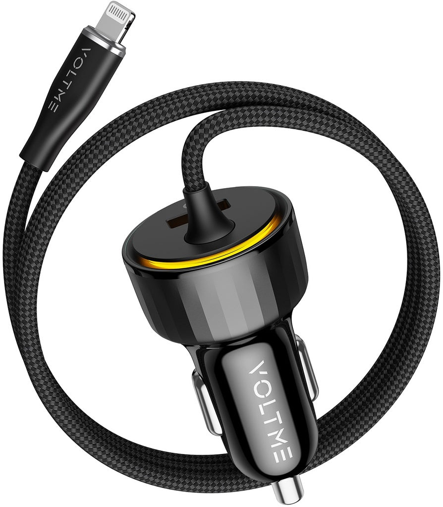 18509 Voltme Cazo Series Car Charger 49.5W L-A with Magnetic Cable