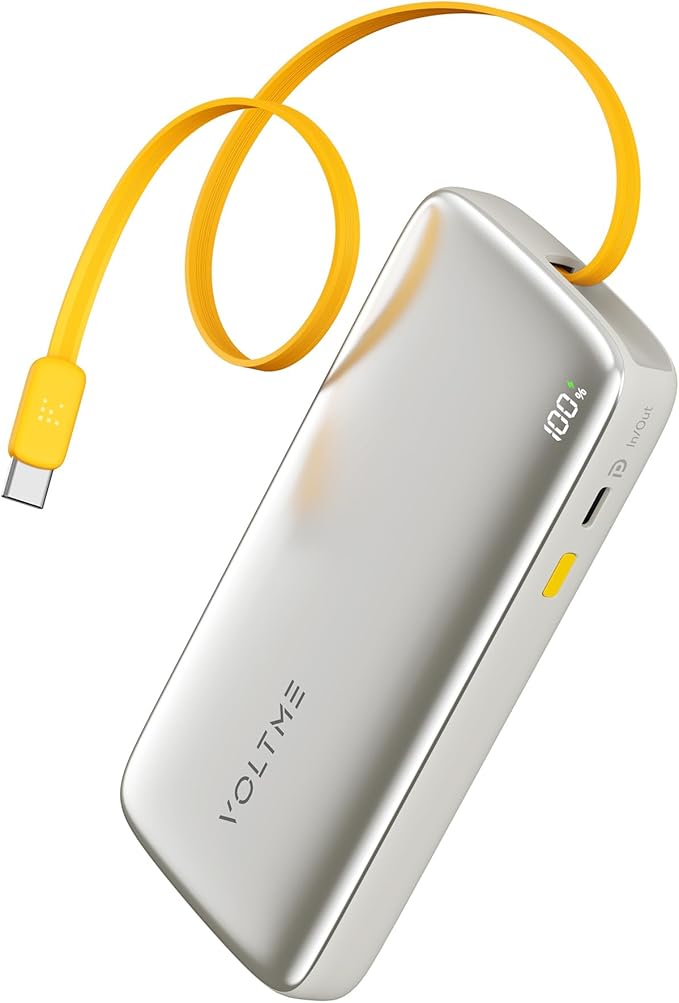 18510 | Voltme Hyper Core 10K Rollz 10000mAh Power Bank | 30W Fast PD | Gray