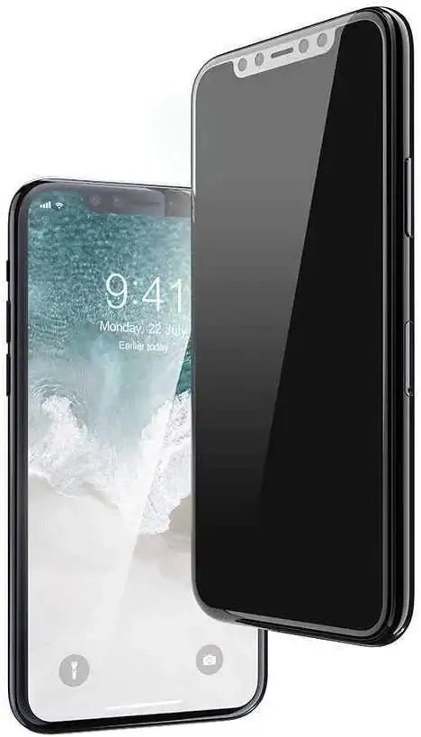Devia Real Series 3D Full Screen Privacy Tempered Glass for iPhone SE 2 - Black - GulfStore.com