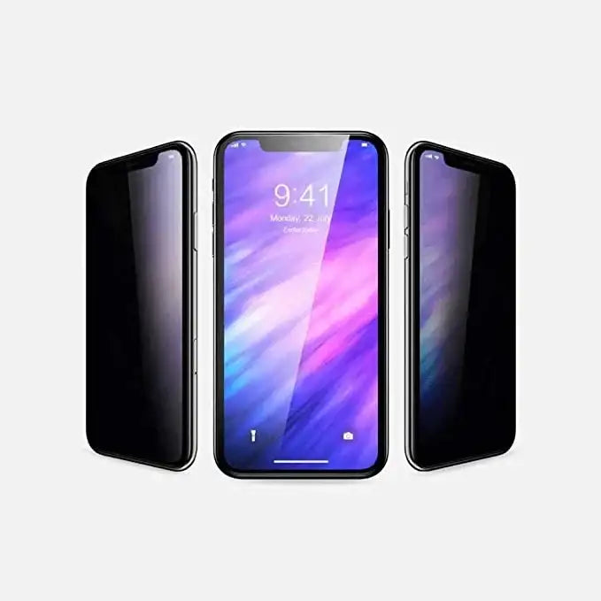Devia Real Series 3D Full Screen Privacy Tempered Glass for iPhone SE 2 - Black - GulfStore.com