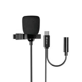 Devia Smart Series wired Microphone (Type-C) 354076 - Black - GulfStore.com