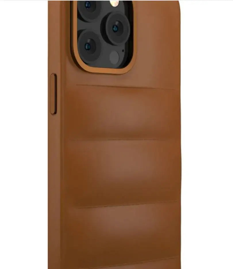 COMMA IPHONE 14 MAX SHOCKPROOF LEATHER CASE , BROWN - GulfStore.com