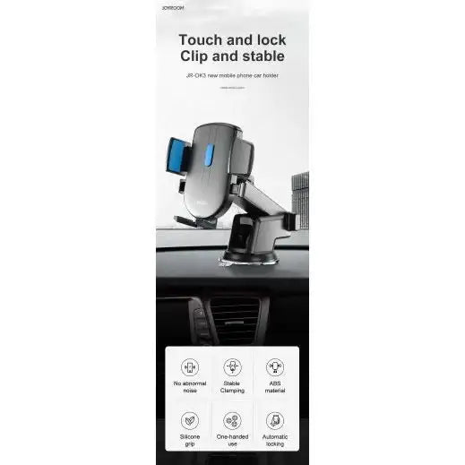Choetech Joyroom Car Dash Mount Phone Holder - Black - GulfStore.com