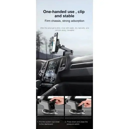 Choetech Joyroom Car Dash Mount Phone Holder - Black - GulfStore.com