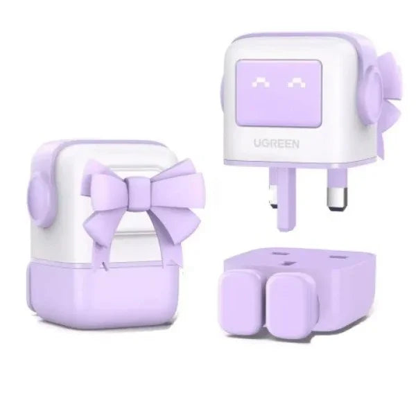 CD361 | UGREEN | Nexode RG 65W 3-Port GaN Fast Charger UK Purple 35292 | 35292