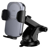 BH222 | Borofone Leading Push-Type Wireless Fast Charging Car Holder | Center Console | Black