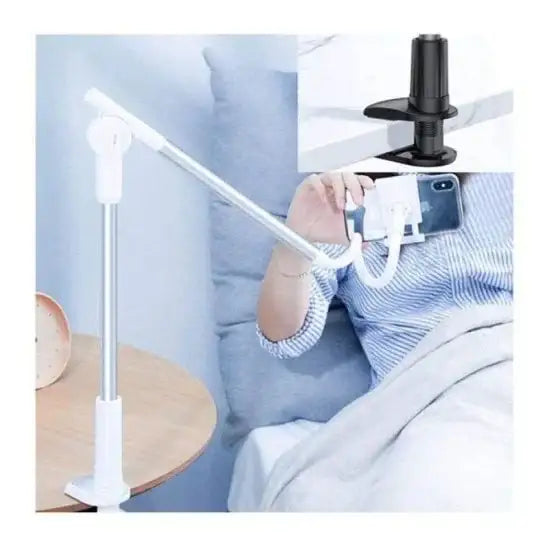 BASEUS UNLIMITED ADJUSTMENT LAZY PHONE HOLDER - SILVER - GulfStore.com