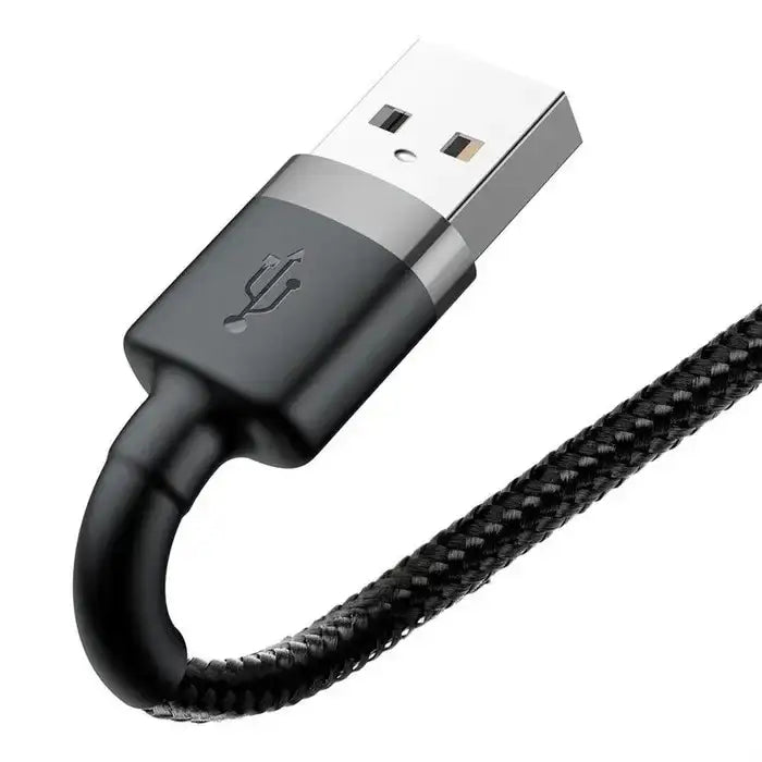 Baseus cafule Cable USB For iP 2A 3m Gray+Black - GulfStore.com