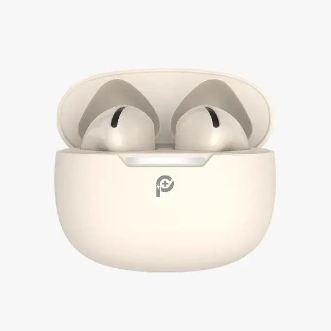 Powero + Clara True Wireless Earbuds - Beige - GulfStore.com