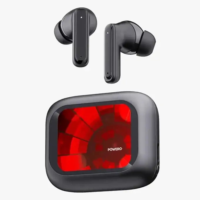 Powero+ Lara ANC & ENC True Wireless Earbuds with Touch - Black
