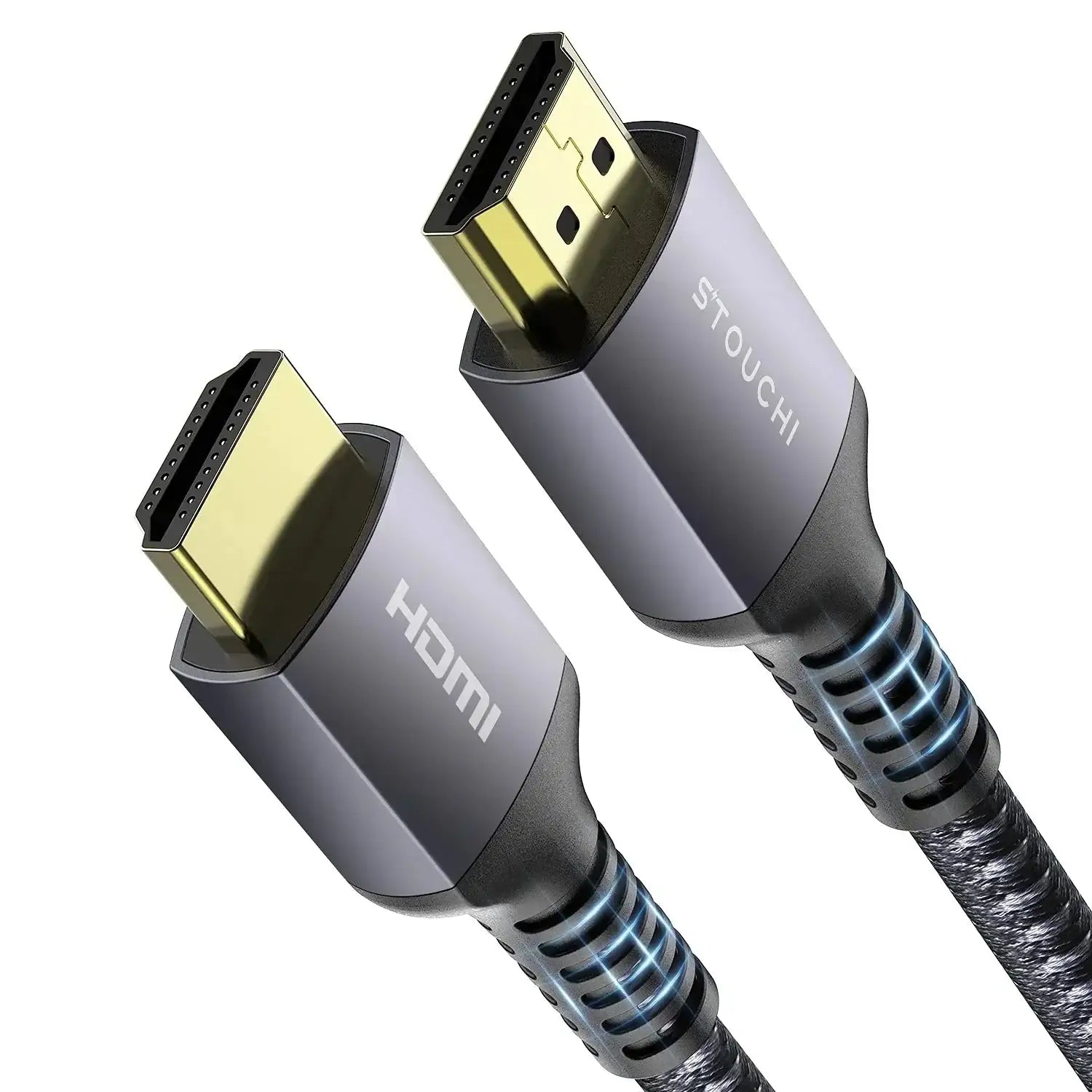 Powero+ Plus Visual 8K Braided HDMI Cable 3M - Gray