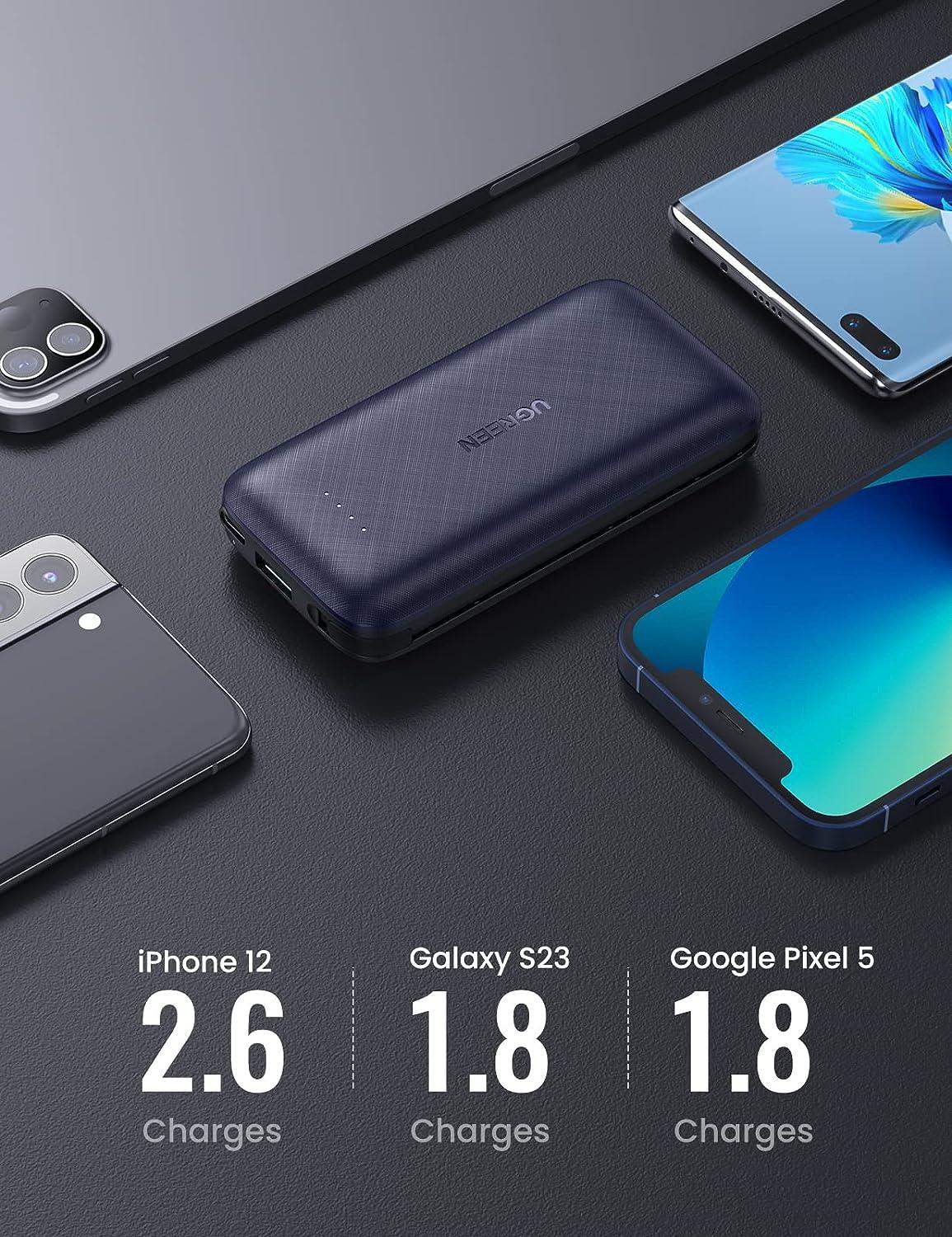 UGreen Power Bank 10000mAh Powerbank PD 20W wth Lightning Cable - GulfStore.com