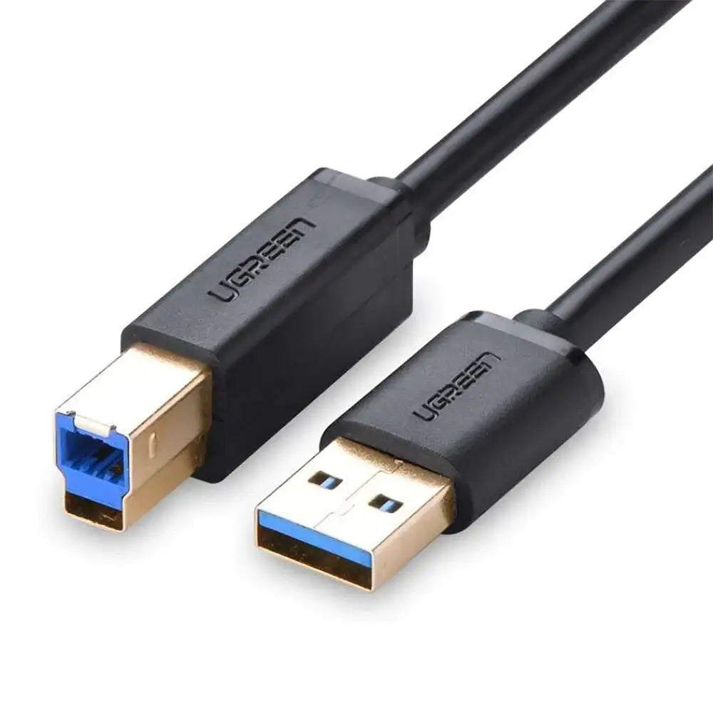 UGreen USB-A 3.0 & USB-B 3.0 Printer Cable 1m - Black - GulfStore.com