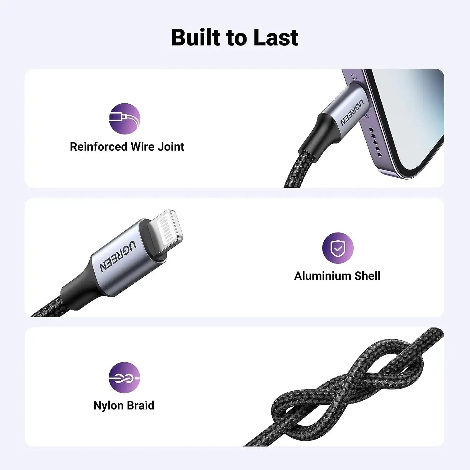 UGreen Lightning to 3.5mm Adapter - GulfStore.com