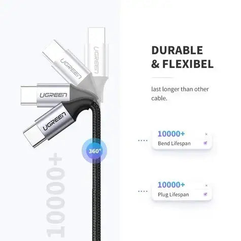 UGreen USB-C 3.1 Male to Male GEN1 Data Cable - GulfStore.com