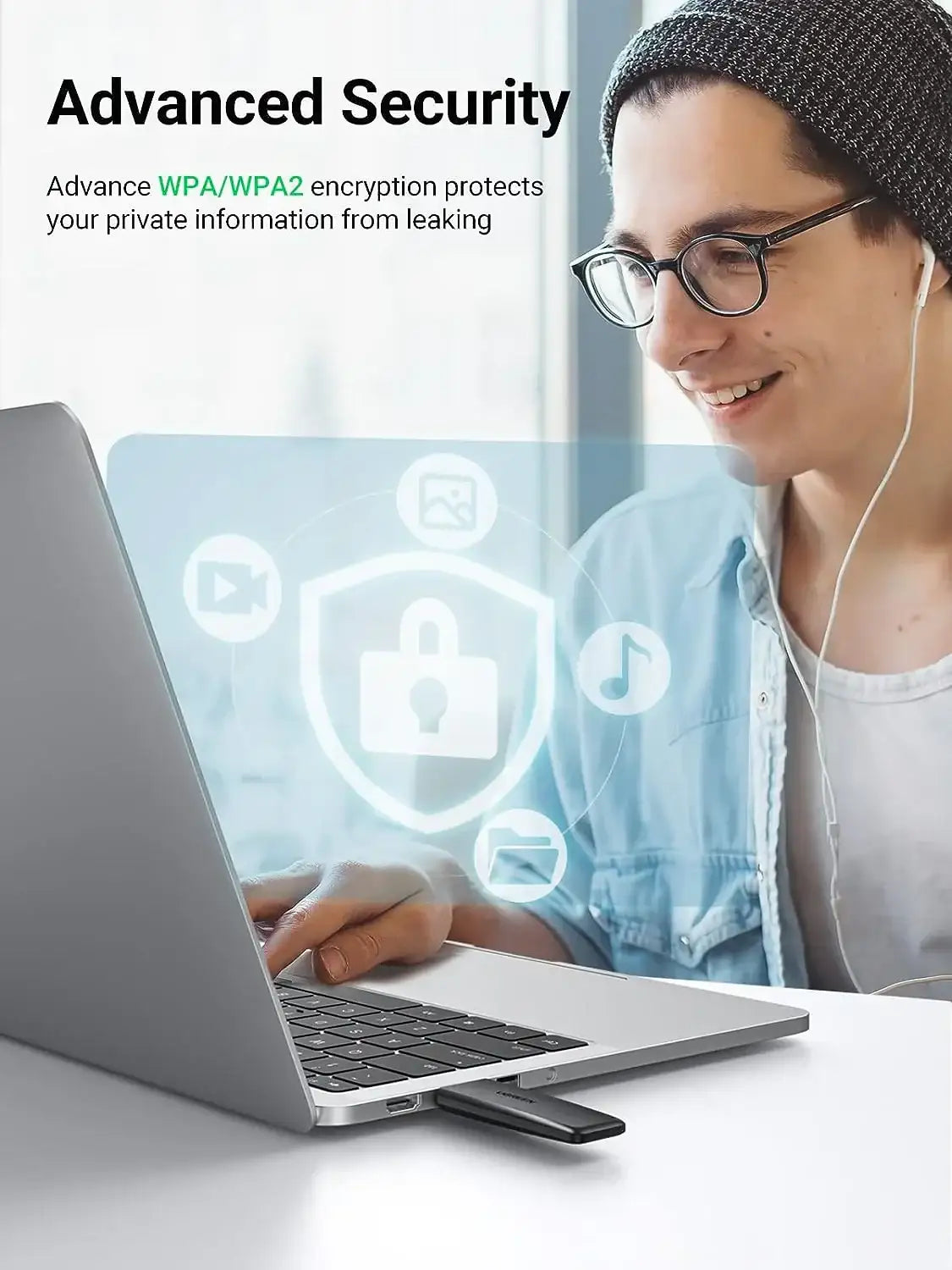 UGreen AC1300 USB WiFi Adapter - GulfStore.com