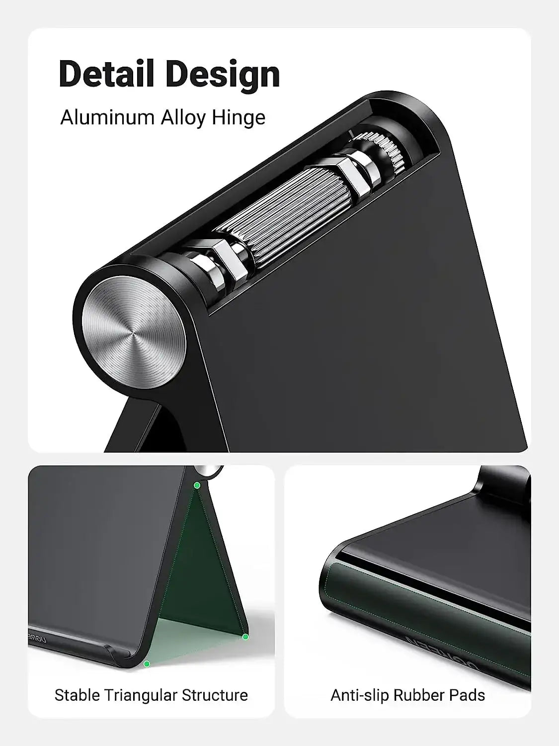 UGreen Adjustable Portable Stand Multi-Angle - Black - GulfStore.com