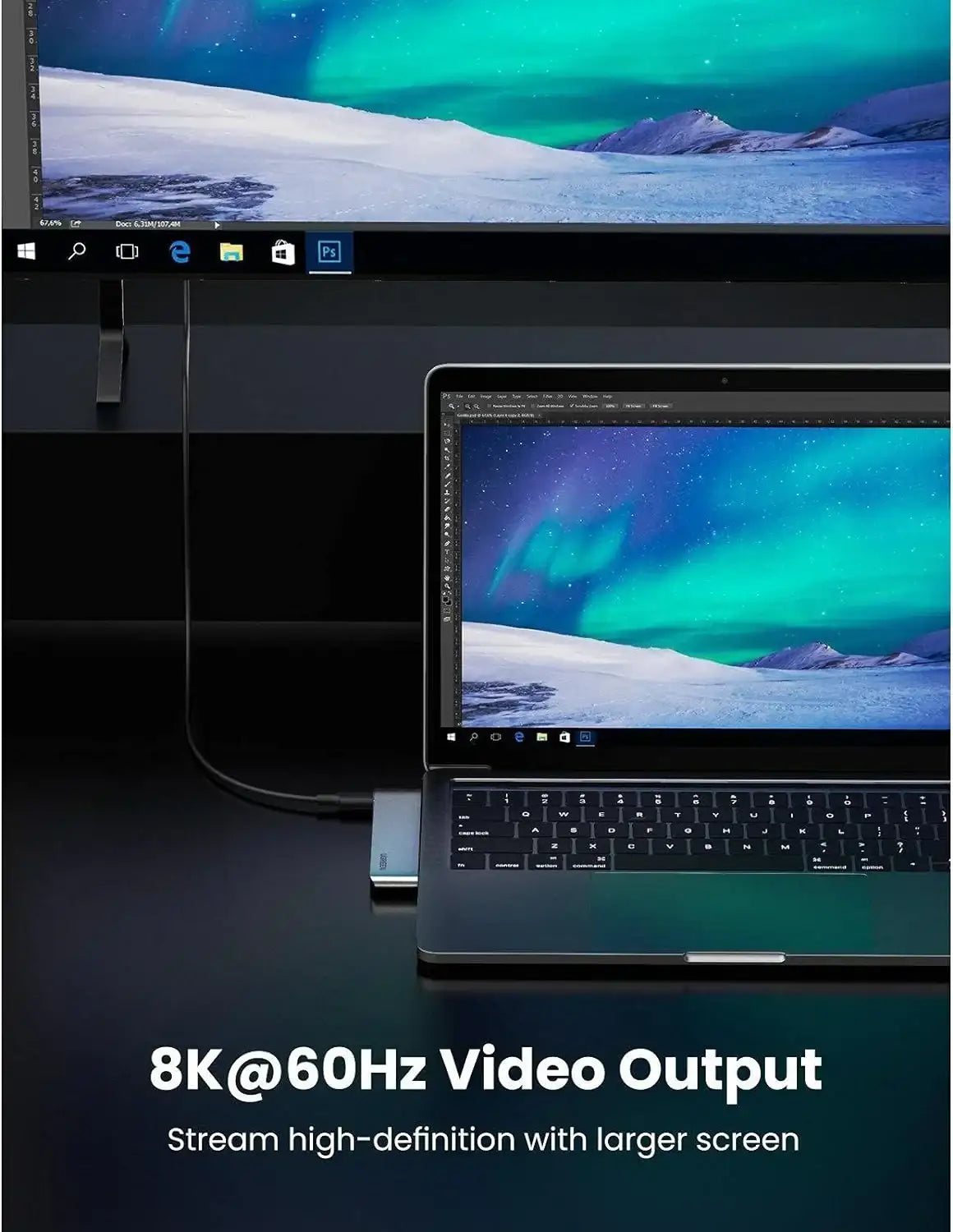 UGREEN 6-in-2 USB C Hub for MacBook Pro/Air - GulfStore.com