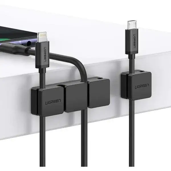 UGreen 6 Slots Silicon Cable Management Organizer (3+1 combination) - GulfStore.com